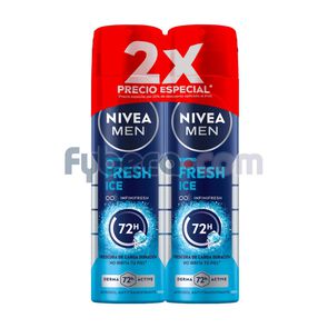 Pack-Nivea-Men-Fresh-Ice-Spray-X2-150ml-imagen
