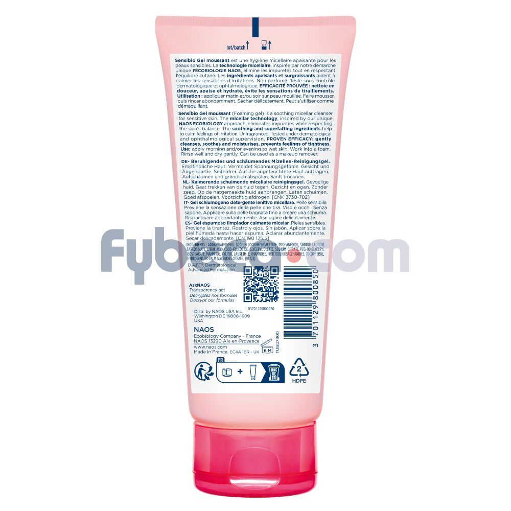 Sensibio-Gel-Moussant-100ml---Gel-limpiador-para-piel-sensible-imagen-2