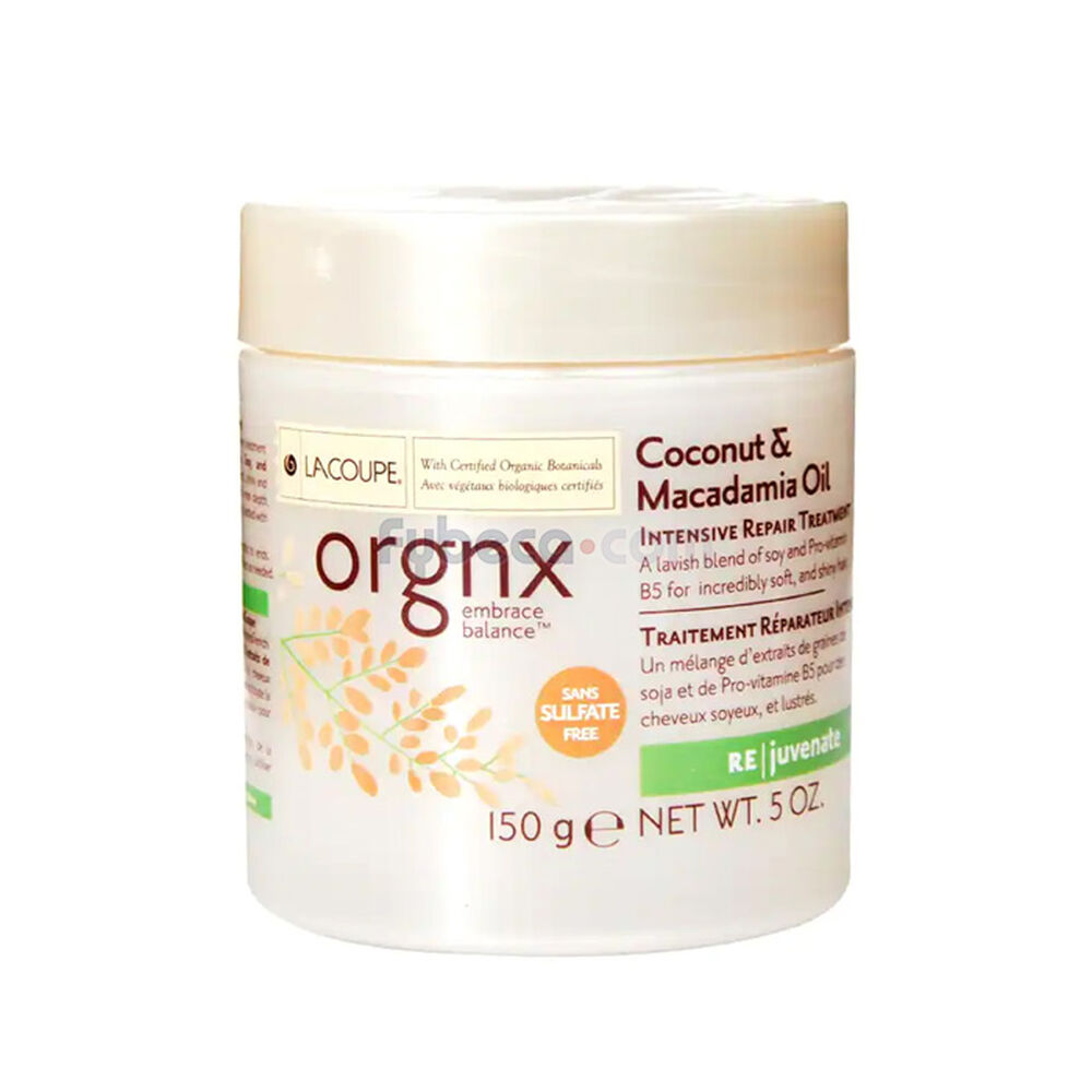 Tratamiento-Lacoupe-Orgnx-Coconut-&-Macadamia-Oil-150-G-Frasco-imagen