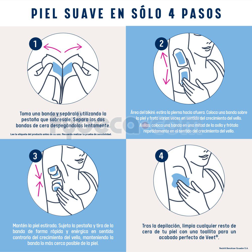 Veet-Bandas-De-Cera-Depilatoria-Axilas-Y-Area-De-Bikini-Pieles-Sensibles-imagen-4