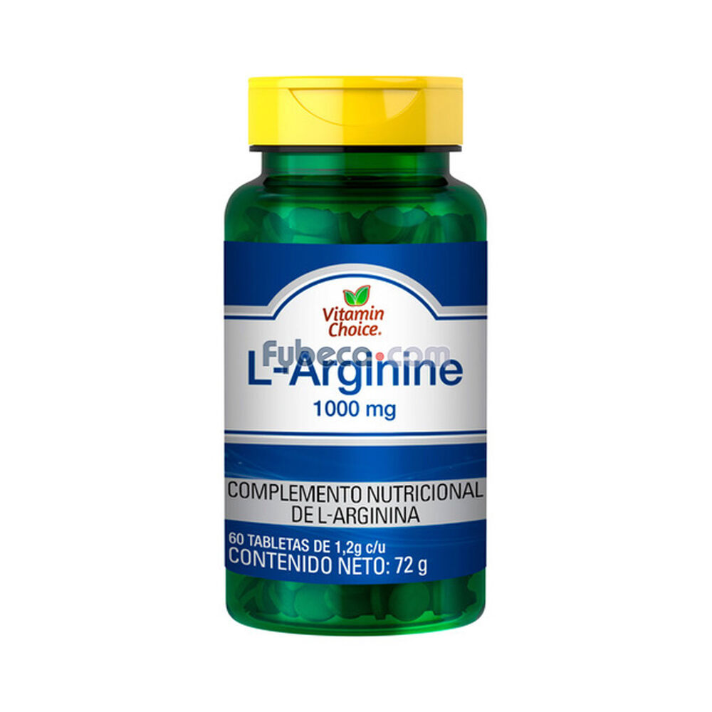 Larginina 1000 Mg 72 G Frasco Unidad Fybeca