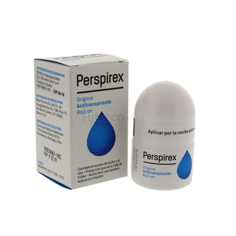 Perspirex roll- on antitranspirante axilas 25 ml.﻿