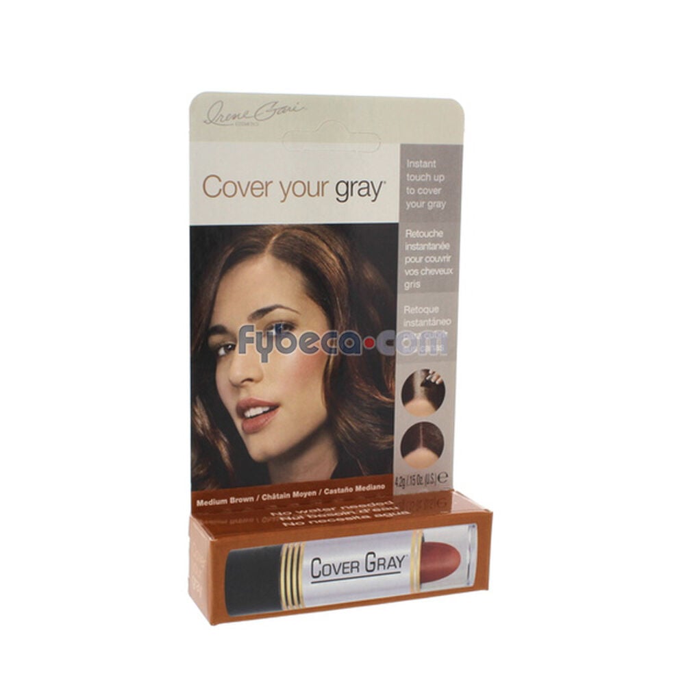 Tinte-Cover-Your-Gray-Instantáneo-Hombrecastaño-Mediano-4.2-G-Caja-imagen