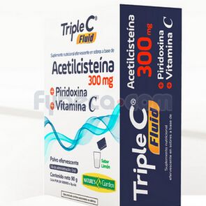 Triple-C-Fluid-Sobres-300Mg-C/30-Caja-imagen