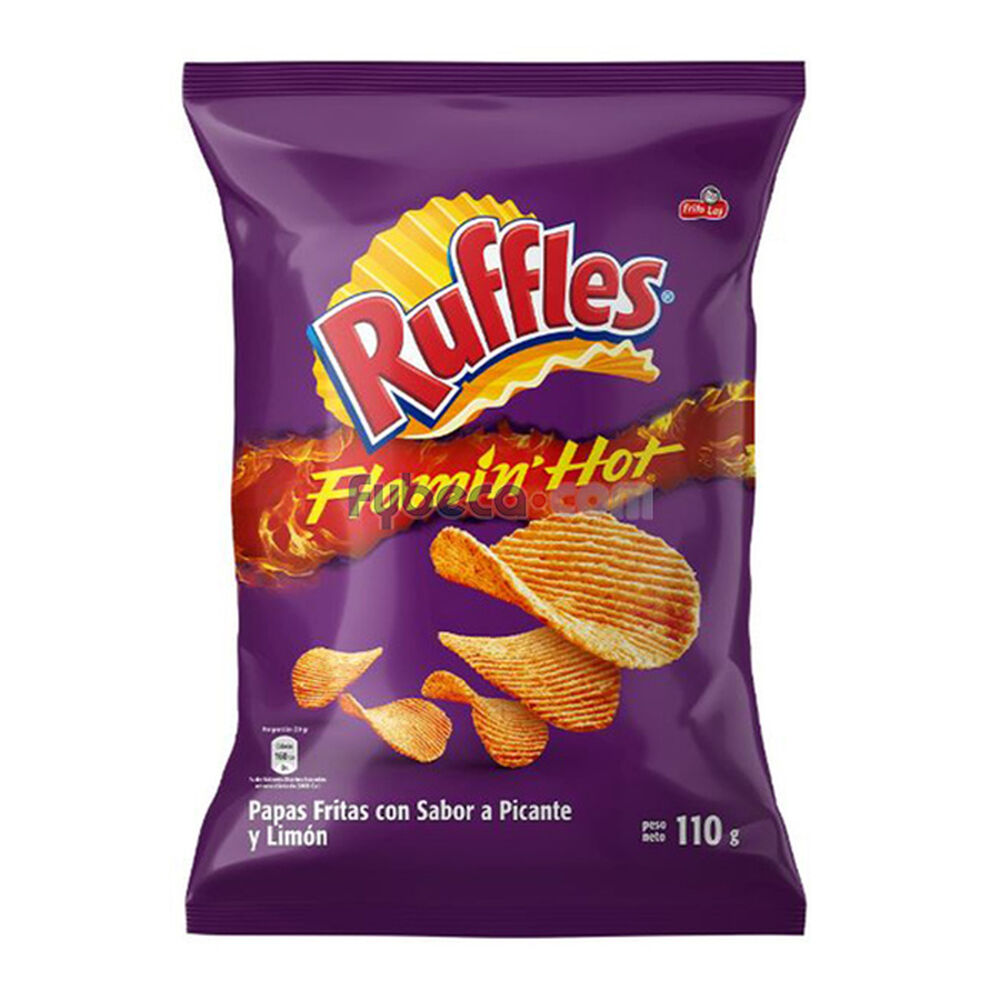 Papas-Fritas-Ruffles-Flamin-Hot-110-G-Unidad-imagen