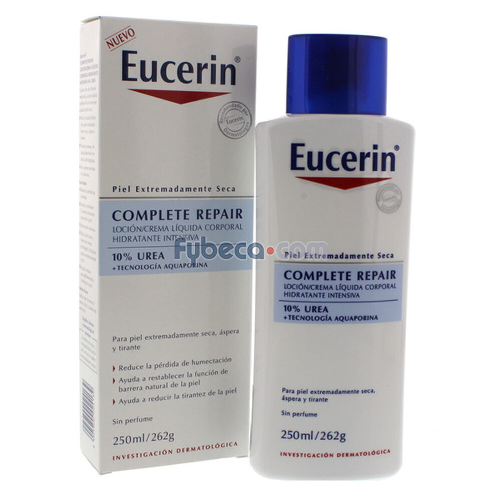 Crema Eucerin Complete Repair 10 Urea 250 Ml Frasco Fybeca
