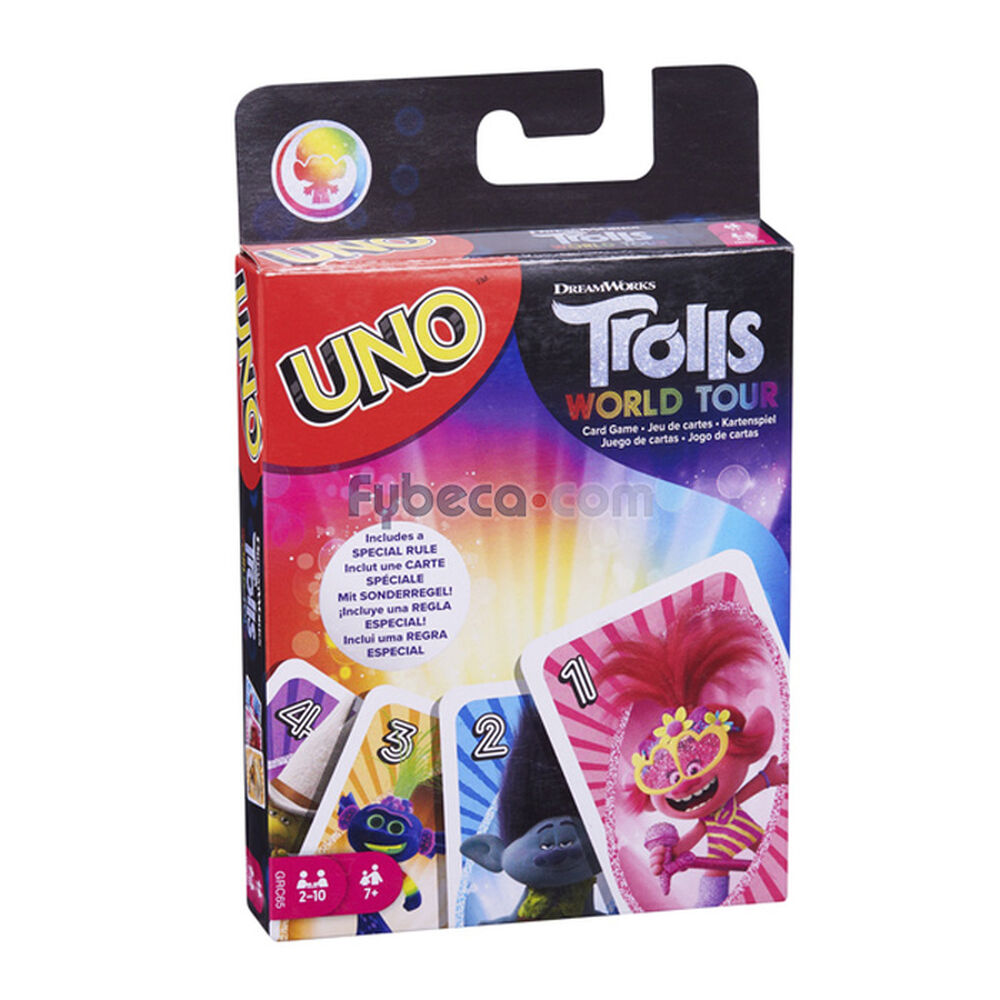 Juego-Uno-Mattel-Trolls-World-Tour-Unidad-imagen