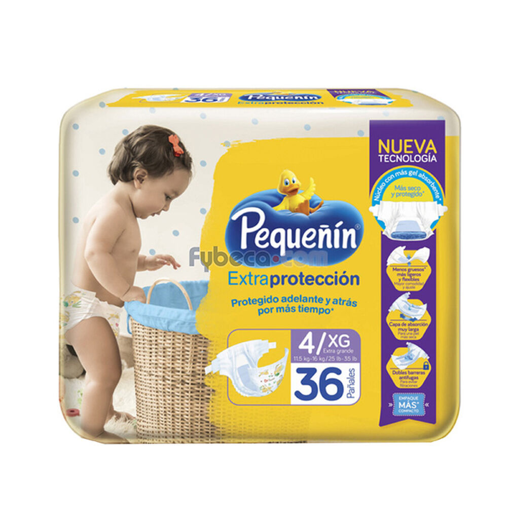 Pañales-Pequeñín-Extra-Protección-Xg-Paquete-imagen