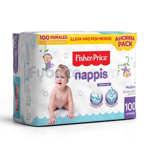 Nappis-Pañales-Mediano-Cuadrado-100Und-imagen