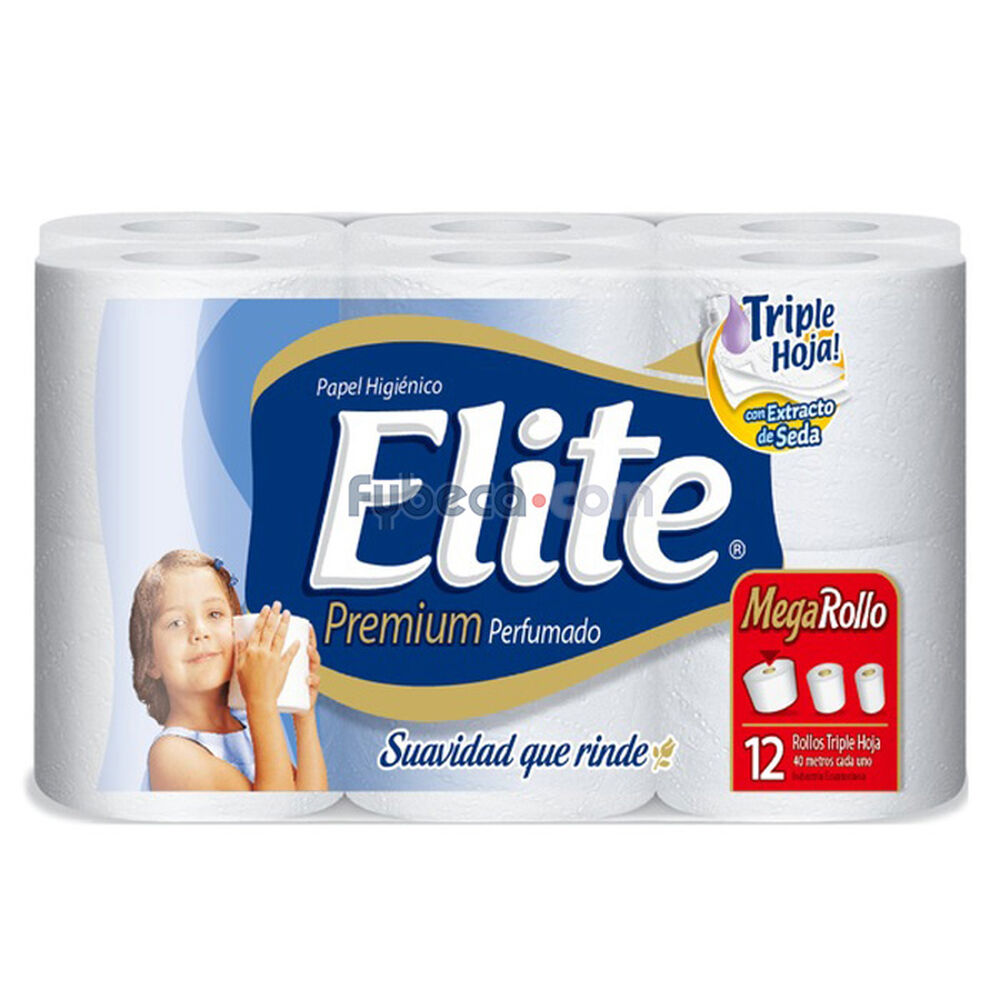 Papel-Higiénico-Elite-Premium-Megarollo-12-Rollos-Paquete-imagen
