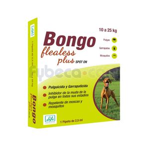 Bongo-Flealess-Plus-Externo-Perros-10-25Kg-Pipeta-2.5Ml-C/1-imagen