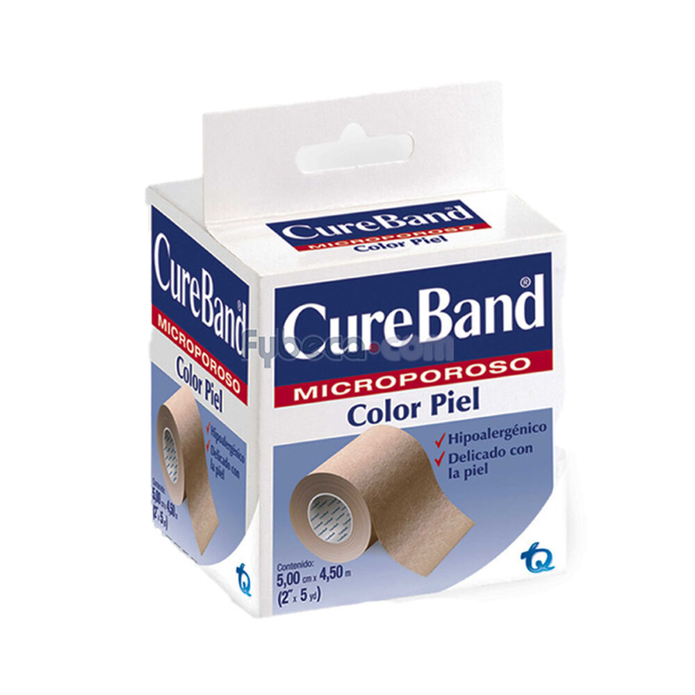 Cinta-Quirúrgica-Cureband-Microporoso-Color-Piel-5-Cm-4.5-M-Unidad-imagen