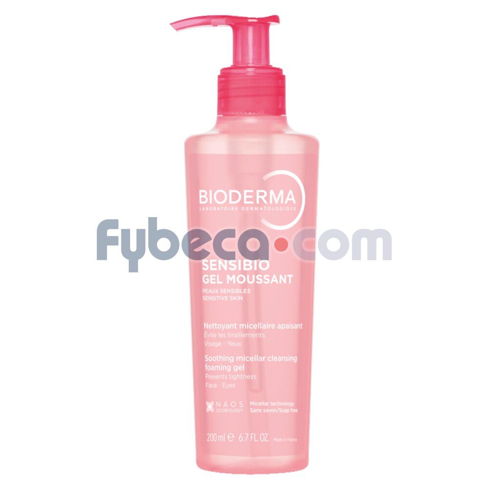 Sensibio-Gel-Moussant-200-ml---Gel-limpiador-para-piel-sensible-imagen-1