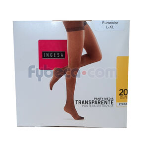 Panty-Media-Transparente-20-Denier-Eurocolor-imagen