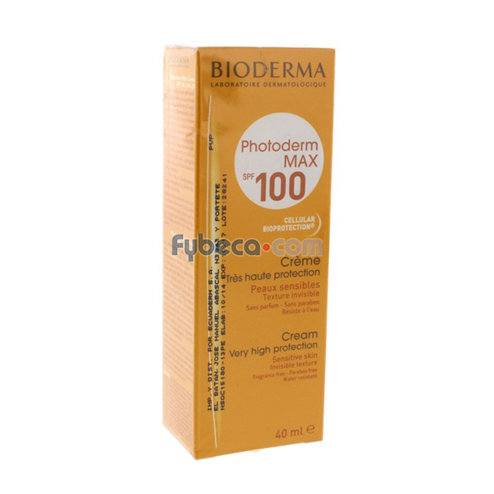 Protector-Solar-Bioderma-Photoderm-Max-Crema-Spf-100-40-Ml-Tubo-imagen
