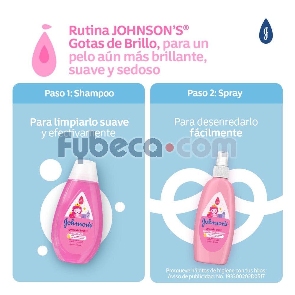 Shampoo-Johnson'S-Gotas-De-Brillo-400-Ml-Frasco-imagen-3