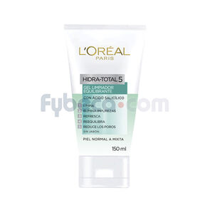 Gel-Limpiador-L'Oreal-Paris-Hidra-Total-5-150-Ml-Unidad-imagen