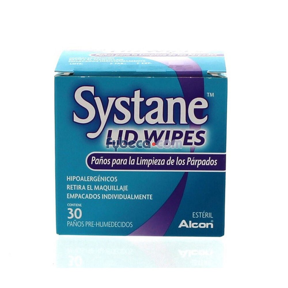 Systane-Lid-Wipes-Paños-Para-Limpieza-De-Párpados-Caja-imagen