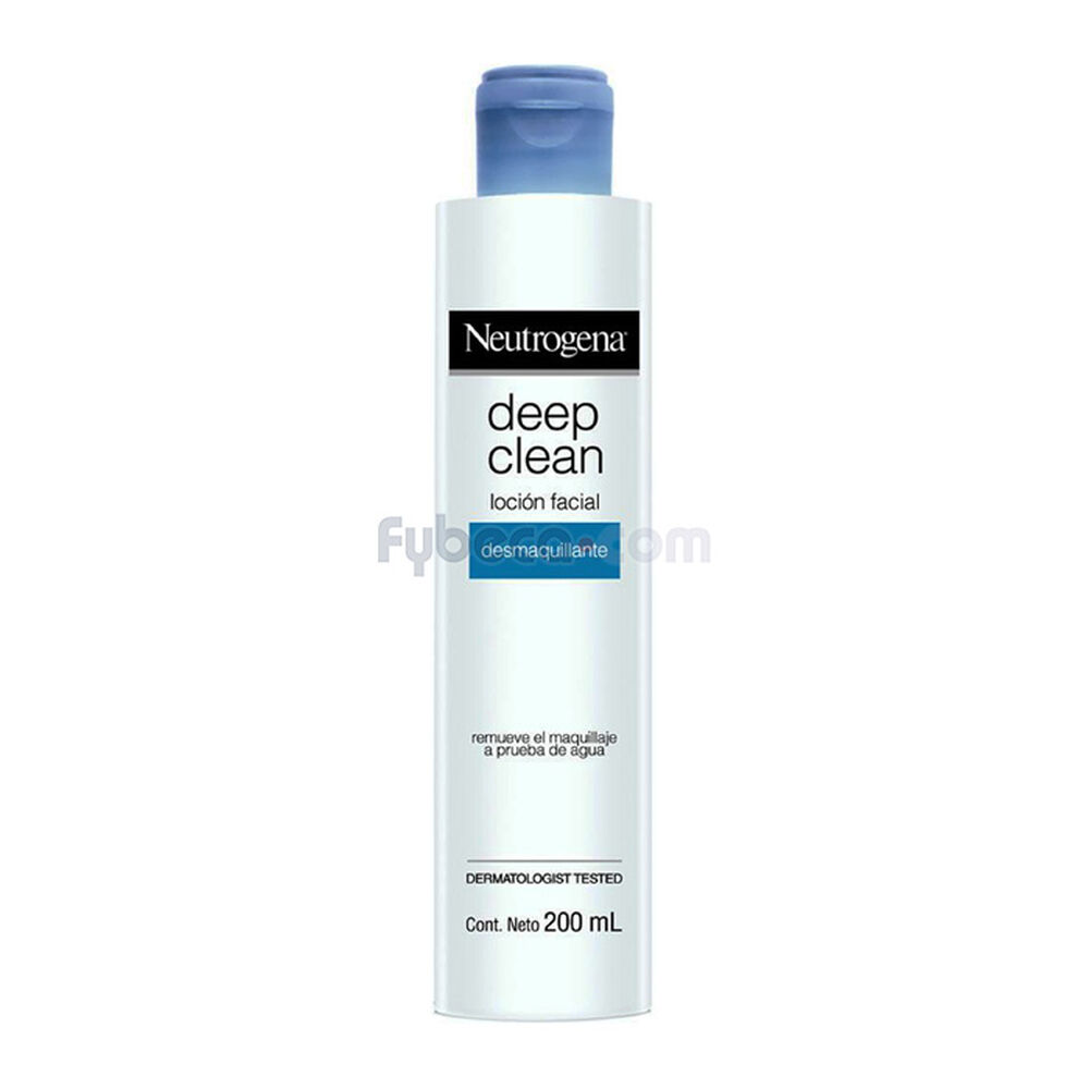 Loción-Facial-Neutrogena-Desmaquillante-Deep-Clean-200-Ml-Botella-imagen