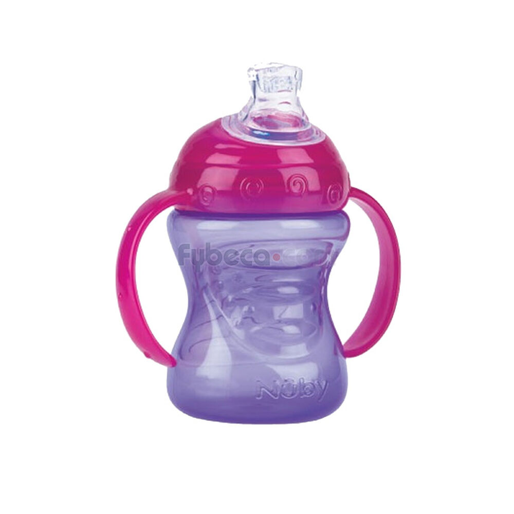 Taza-Nuby-Con-Boquilla-De-Silicón-8-Oz-Unidad-imagen