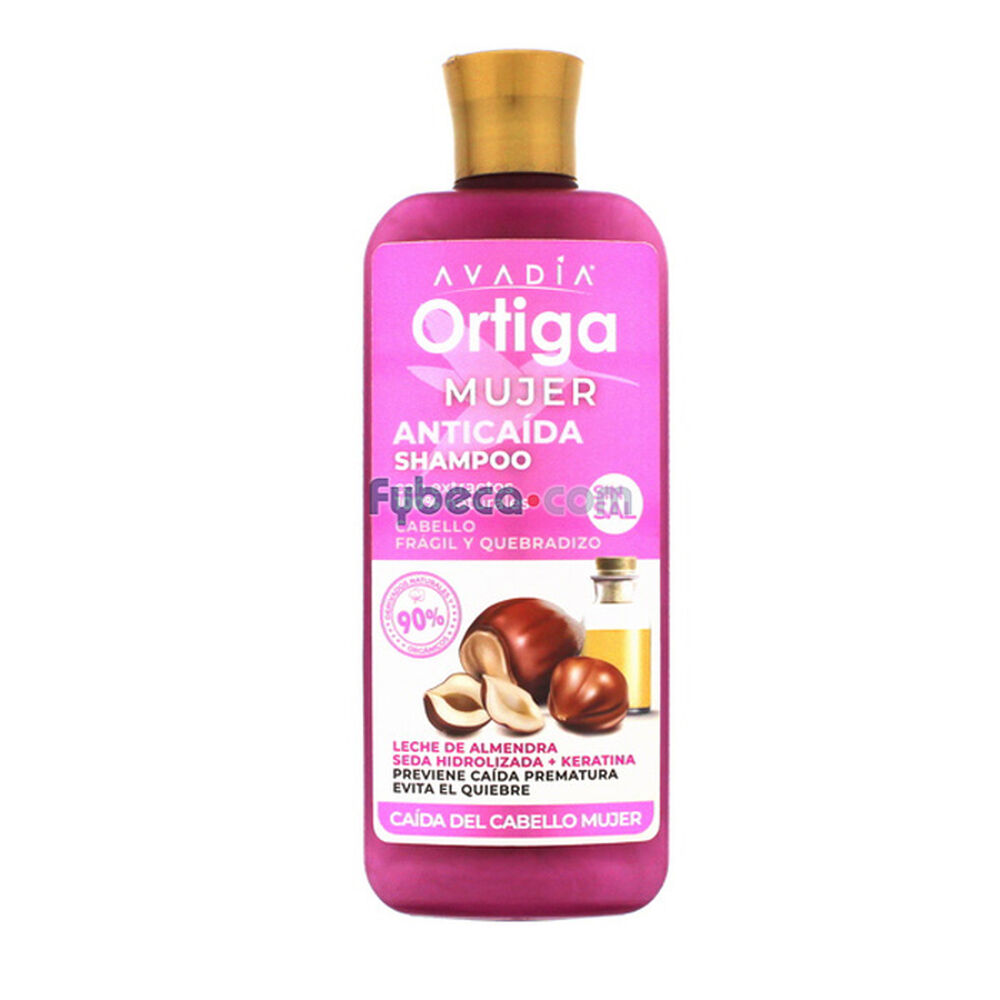 Shampoo-Avadía-Ortiga-Mujer-Anticaída-400-Ml-Frasco-imagen