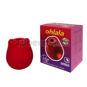 Vibrador-Y-Succionador-Ohlala-Rose--Rojo-imagen
