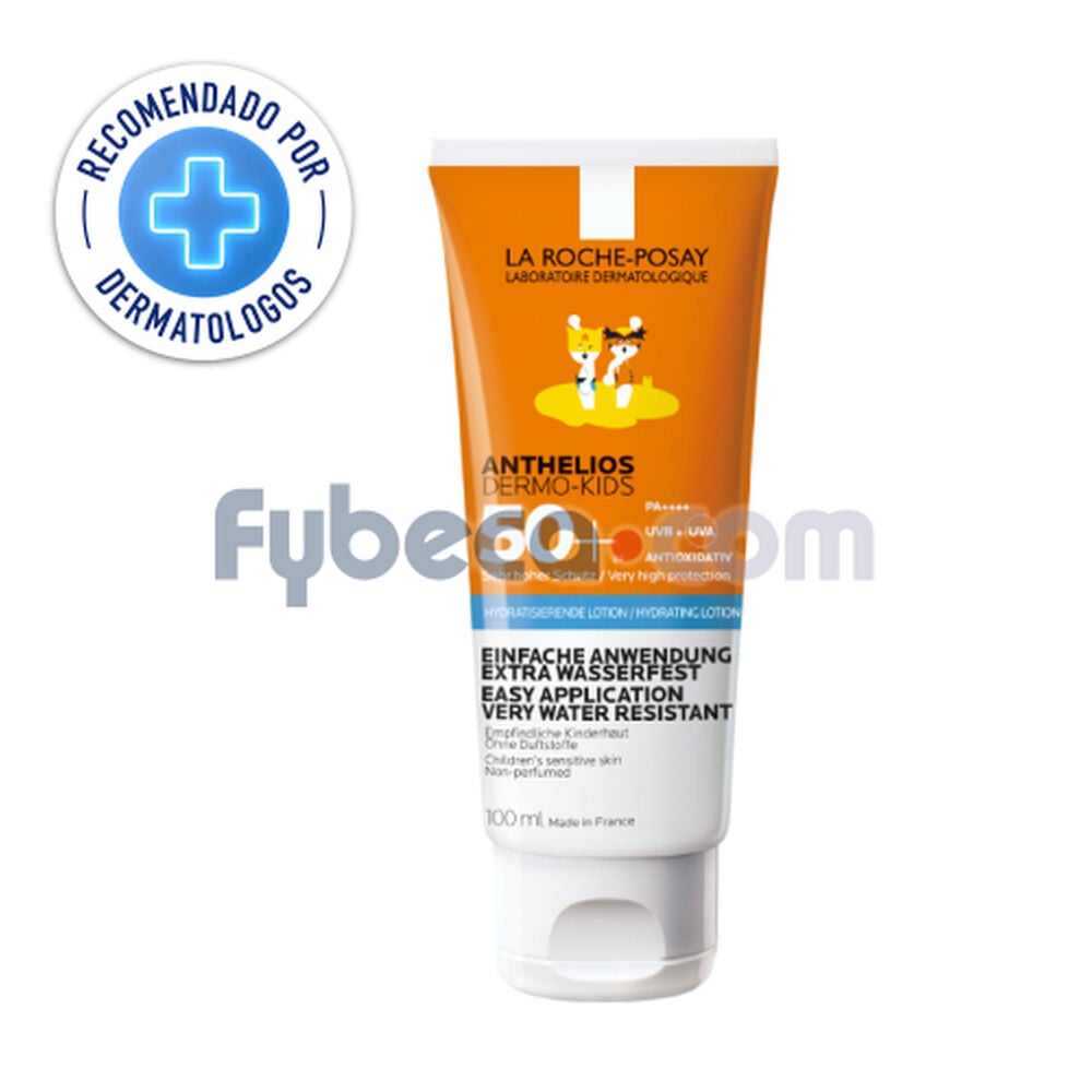 Protector-Solar-Anthelios-Dermo-Kids-Loción-Hidratante-Spf-50+-100-Ml-Unidad-imagen-2