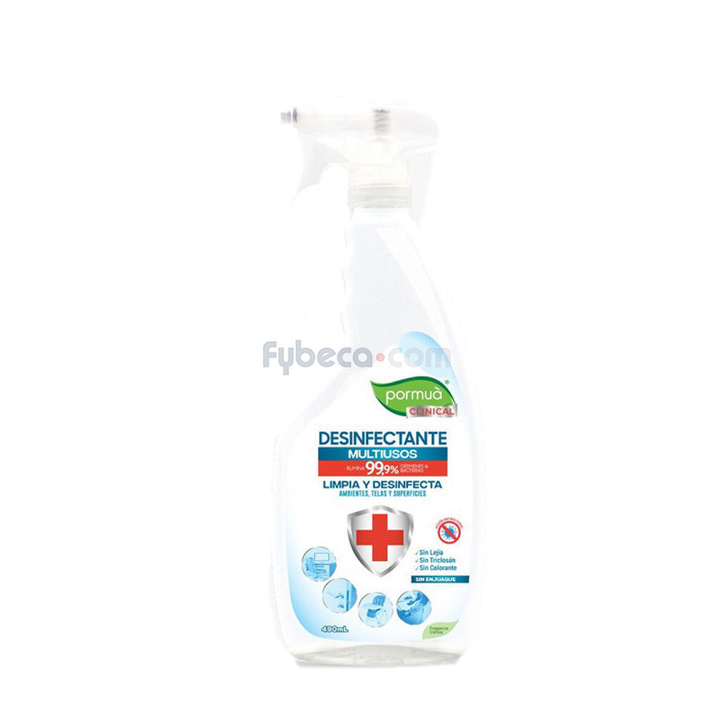Desinfectante-Multiusos-Pormuà-Clinical-Cítrico-490-Ml-Spray-imagen