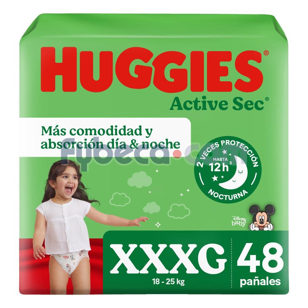 Pa&ntilde;al-Huggies-Active-Sec-XXXG-X48-imagen