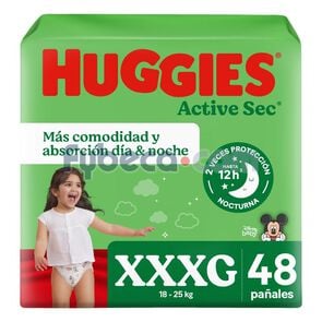 Pa&ntilde;al-Huggies-Active-Sec-XXXG-X48-imagen