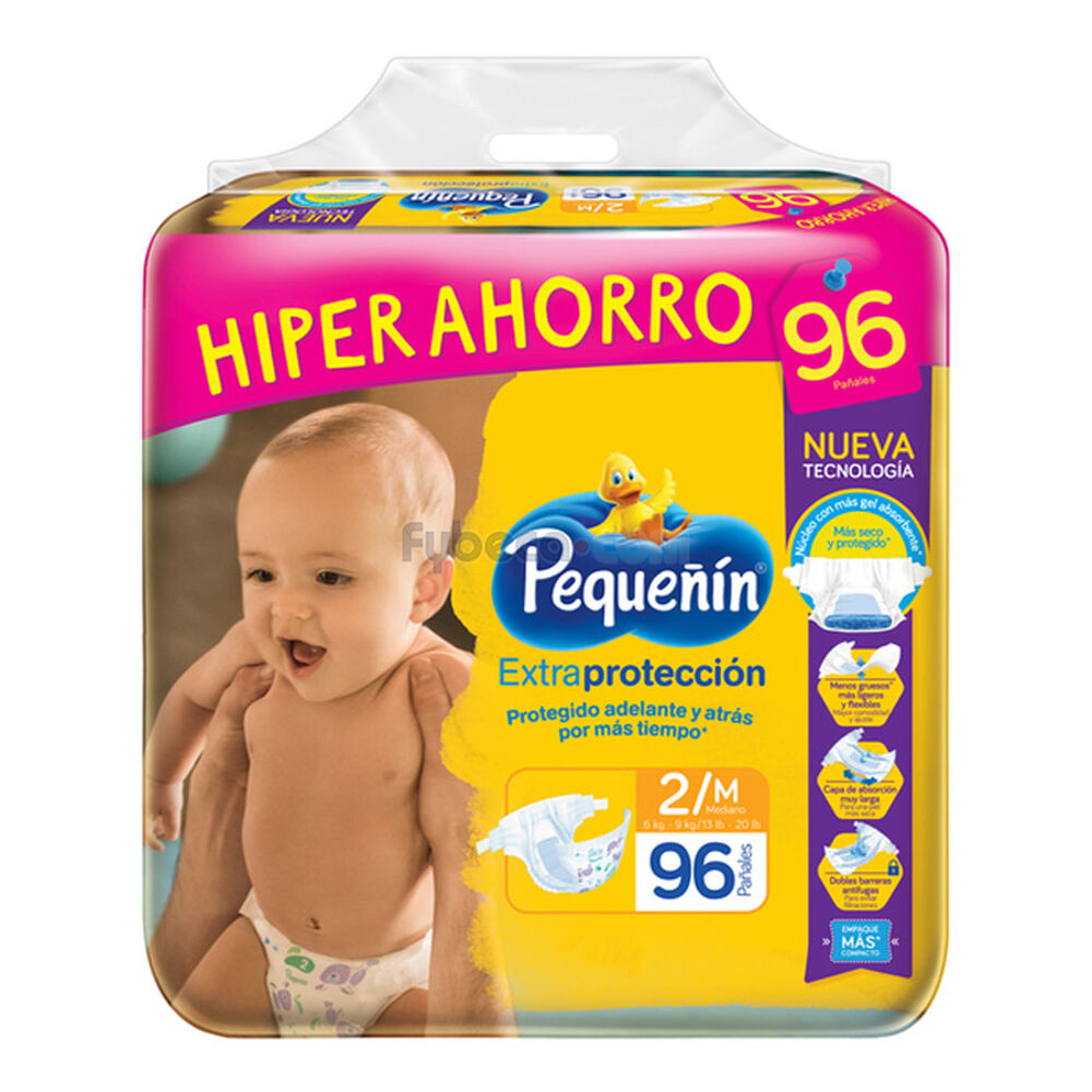 Pañales-Pequeñín-Extra-Protección-M-Paquete--imagen