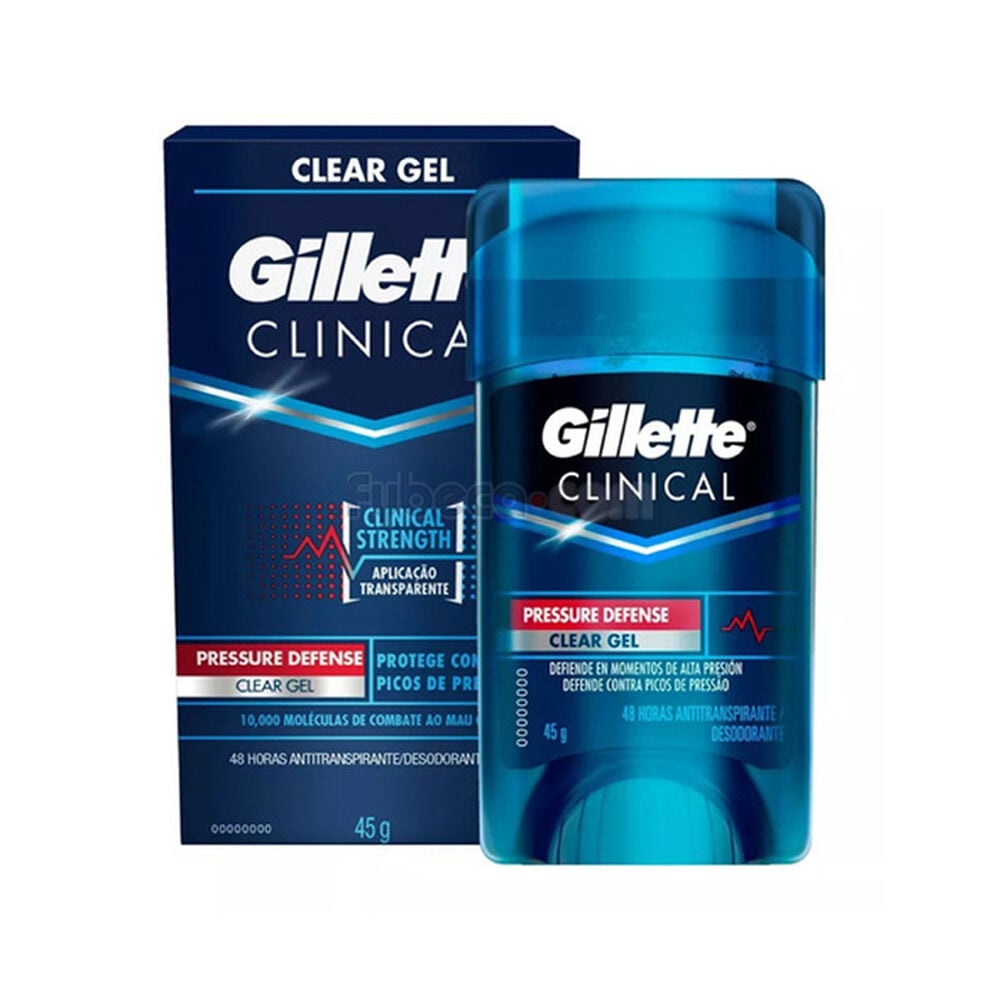 Gel Antitranspirante Gillette Clinical Pressure Defense 45 g, Productos