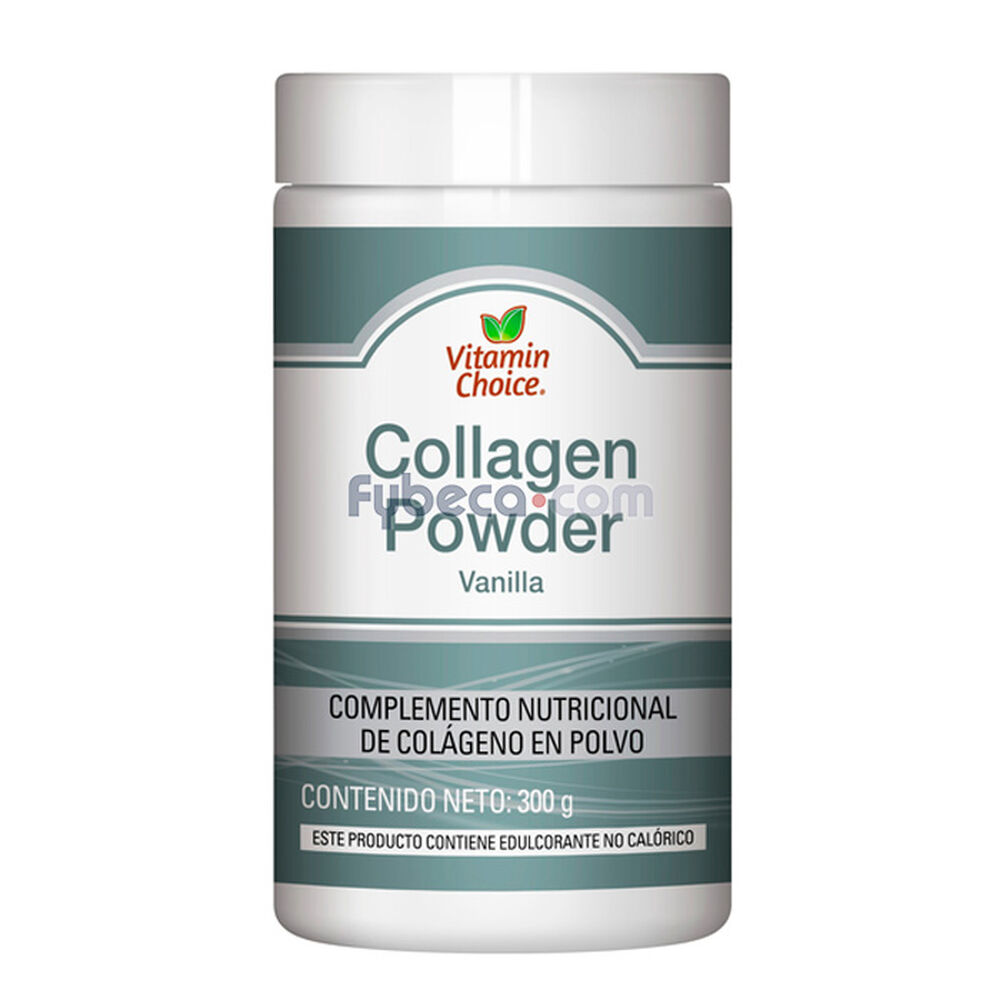 Colágeno-Vitamin-Choice-Powder-Vanilla-300-G-Frasco-imagen