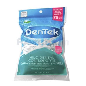 Hilo-Dental-Dentek-Dientes-Posteriores-Paquete-imagen