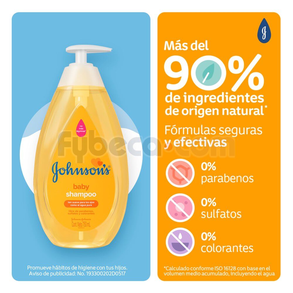 Shampoo-Beb&eacute;-Johnson's-Original-750-ML-imagen-3