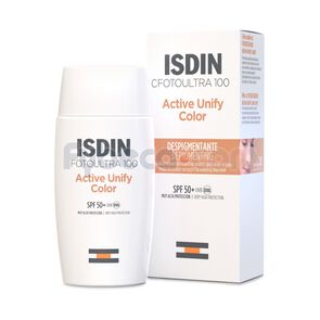 Protector-Solar-Fotoultra-100-Isdin-Active-Unify-Color-Spf-50+-50-Ml-Unidad-imagen