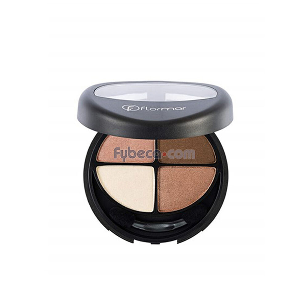 Cuarteto-De-Sombras-Flormar-Quartet-Eyeshadow-401-Copper-Dreams-12-G-Unidad-imagen