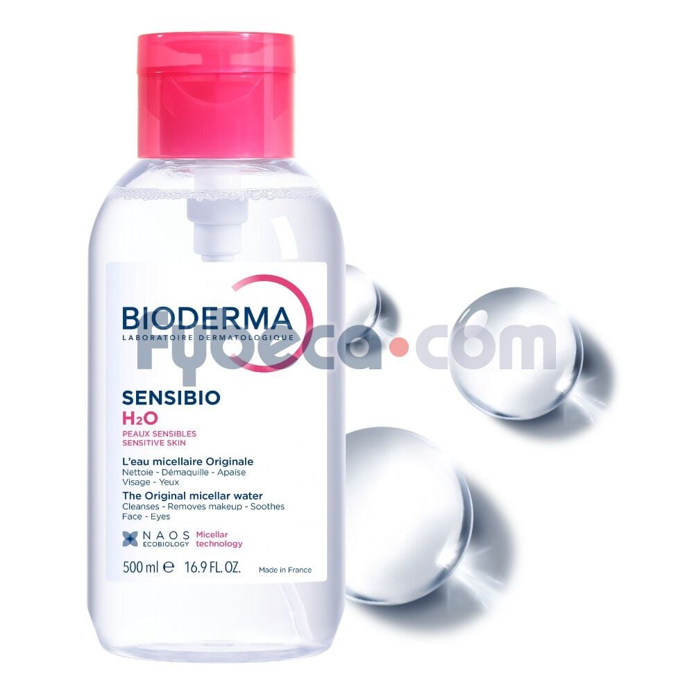 Sensibio-H2O-500ml-con-dispensador---Agua-micelar-para-piel-sensible-imagen-1