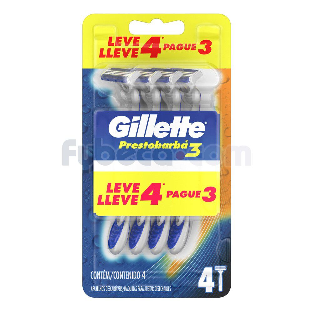 Afeitado-Desechables-Gillette-Prestobarba-3X4-imagen