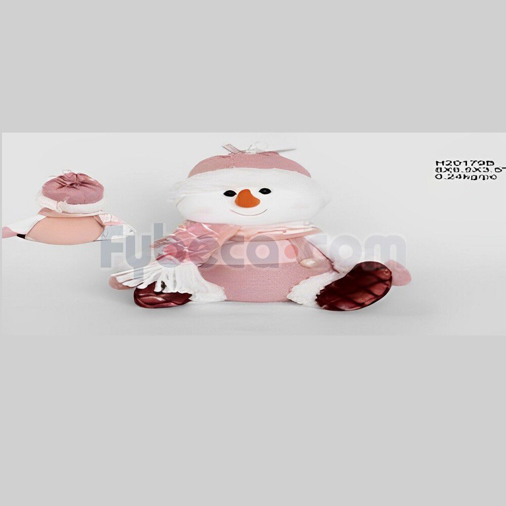Hombre-De-Nieve-Sentado-Rosa-Peq-H20179B-imagen