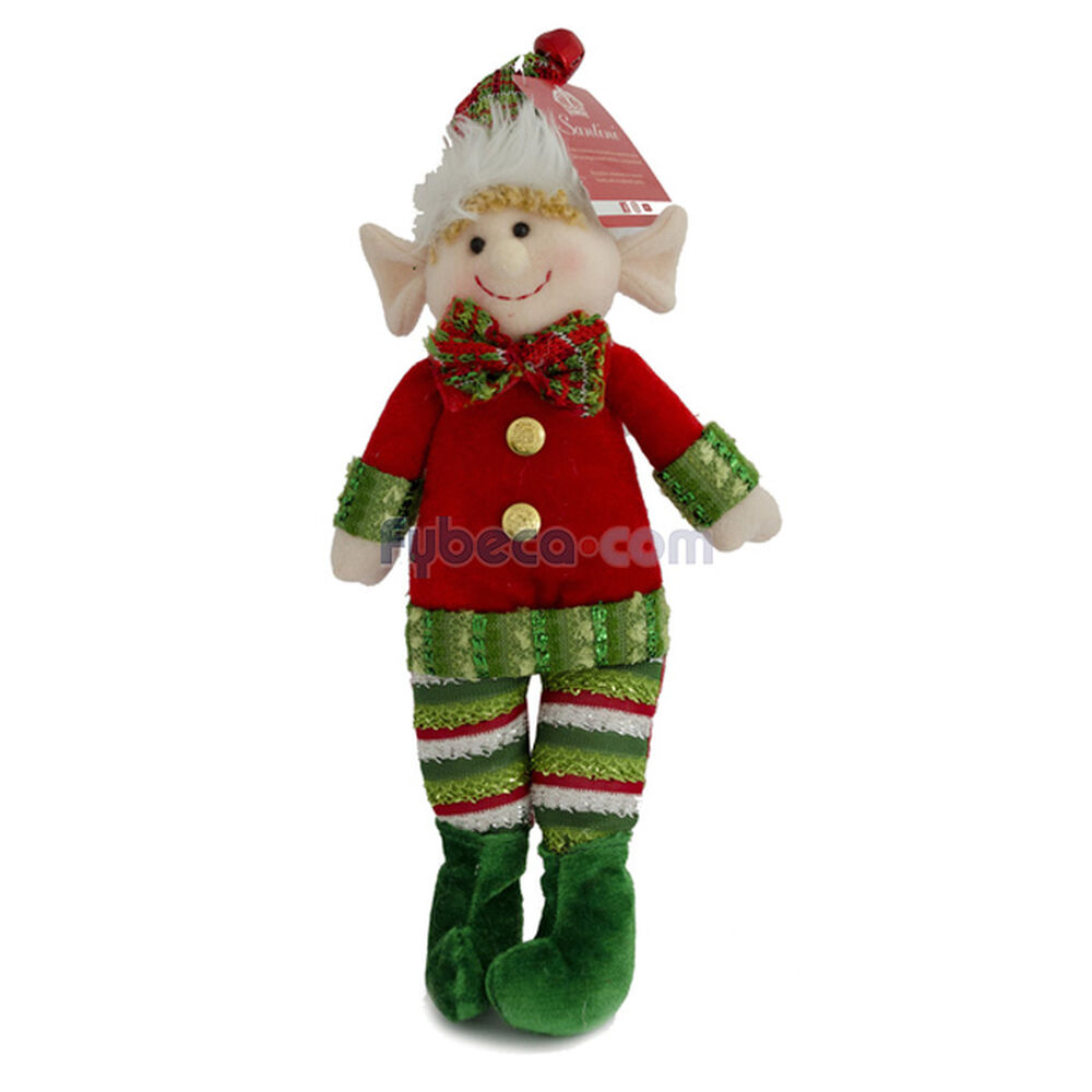 Adorno-Navideño-Diseño-Elfo-Niña-O-Niño-Unidad-imagen