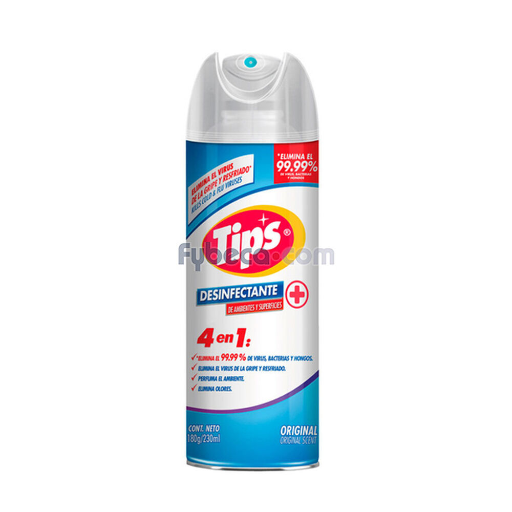 Desinfectante Tips Original 230 Ml Spray