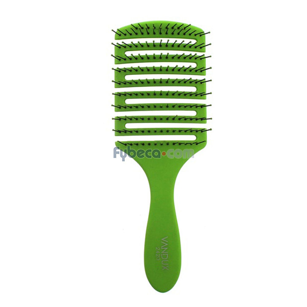 Cepillo-Cuadrado-Plástico-Flexible-Vandux-Verde-Unidad-imagen