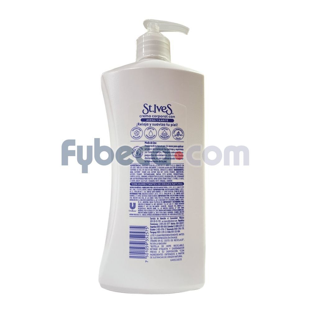 St.-Ives-Crema-Avena-Y-Karit&eacute;-Hidrataci&oacute;n-Profunda-532-Ml-imagen-2