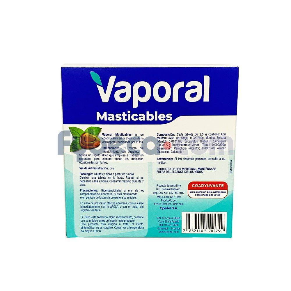 Vaporal-Tabletas-Masticables-2,5G-Sobres-C/4-Suelta-imagen-2