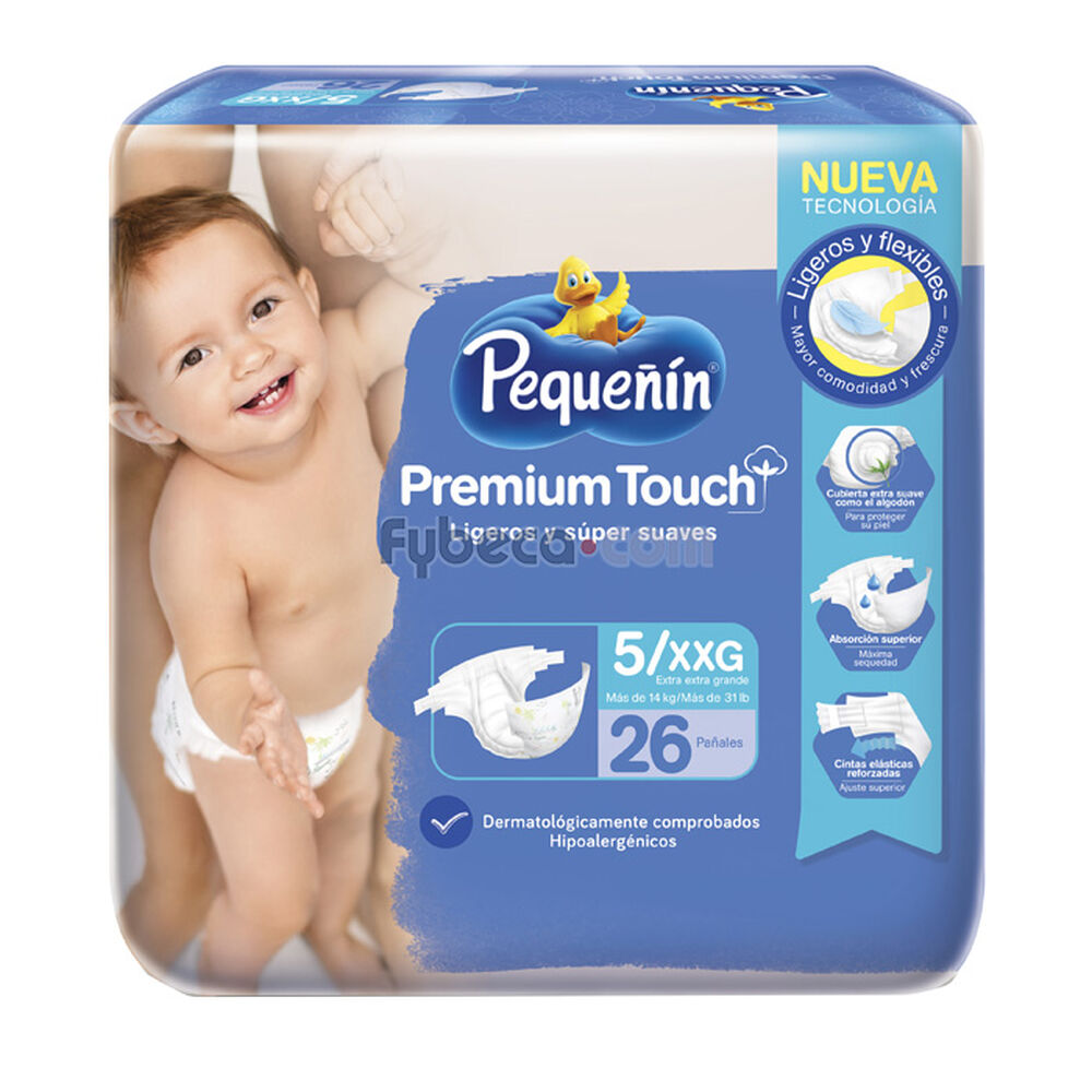 Pañales-Pequeñín-Premium-Touch-Xxg-26-Unidades-imagen