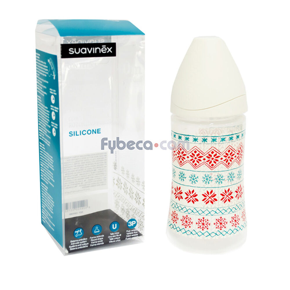 Biberón-Suavinex-Basic-3-Posiciones-Navidad-270-Ml-Unidad-imagen