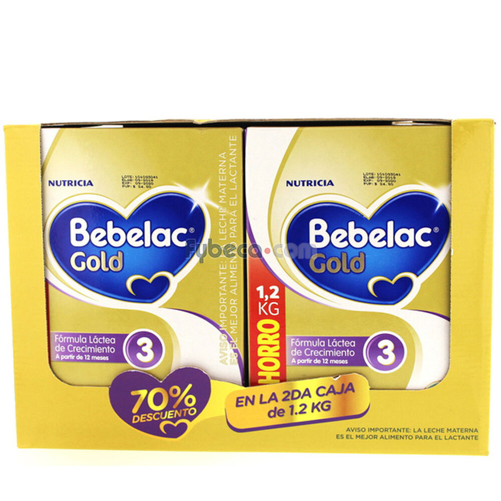 Pack-De-Fórmula-Lactea-Gold-3-2x1.2-Kg-Paquete-Unidad-imagen