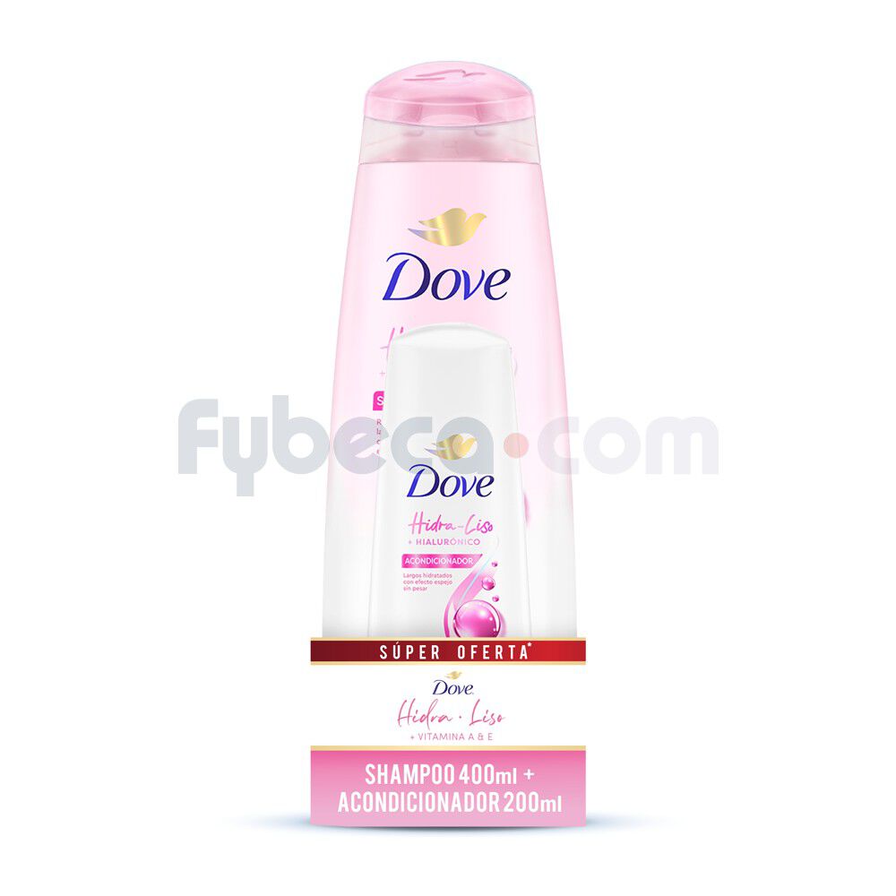 Dove-Sh-Hidralis6X400Ml-Yac-Hidralis200Ml-imagen