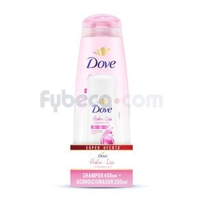 Dove-Sh-Hidralis6X400Ml-Yac-Hidralis200Ml-imagen